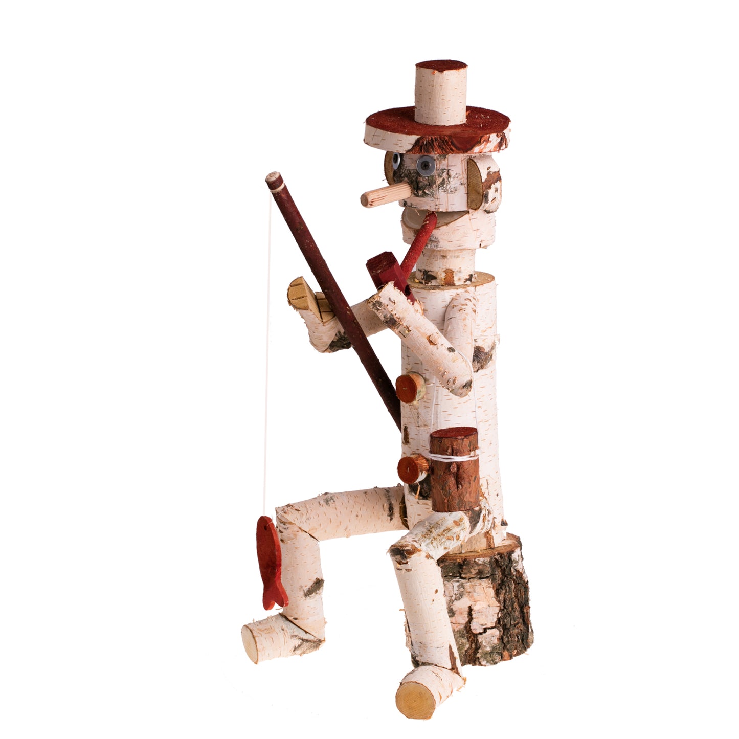 Lignum decoratief houten beeldje van berk voor de tuin | TheWickerStories