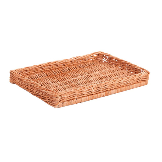 Jovalis gevlochten mand voor het serveren van brood en fruit