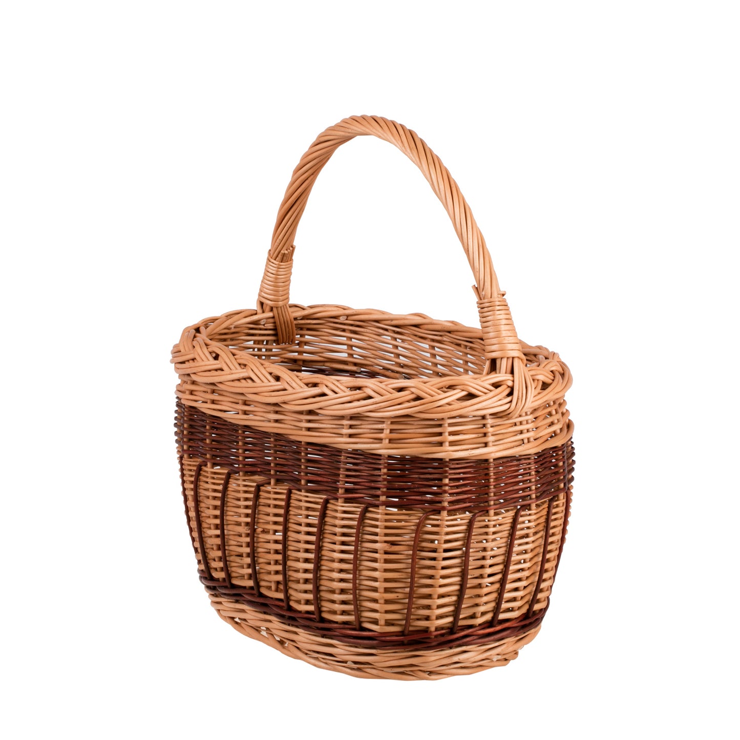 Wictorissa panier de courses avec poignée en osier