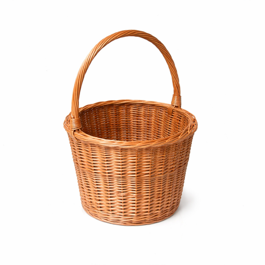 gevlochten tuinmand voor planten en decoratie